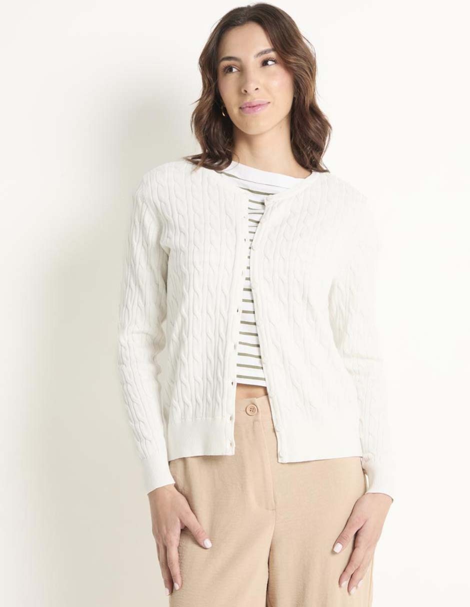 Suéter cuello redondo para mujer Suéter cuello redondo para mujer