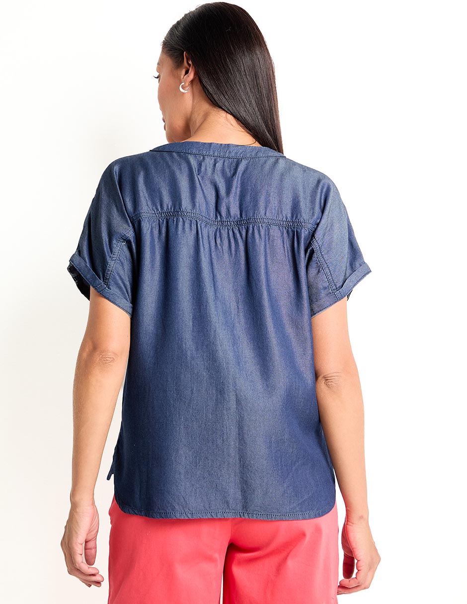 Blusa manga corta para mujer 2