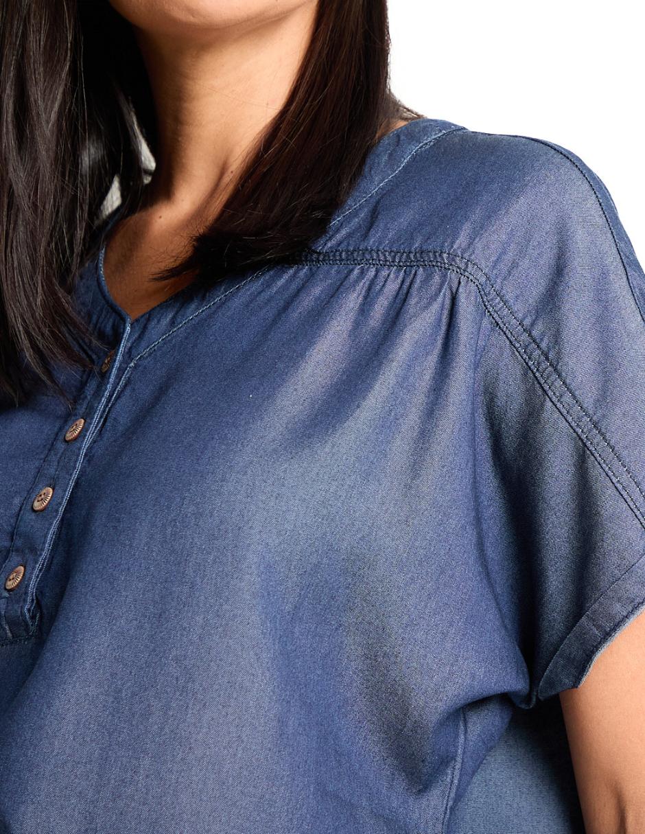 Blusa manga corta para mujer 3