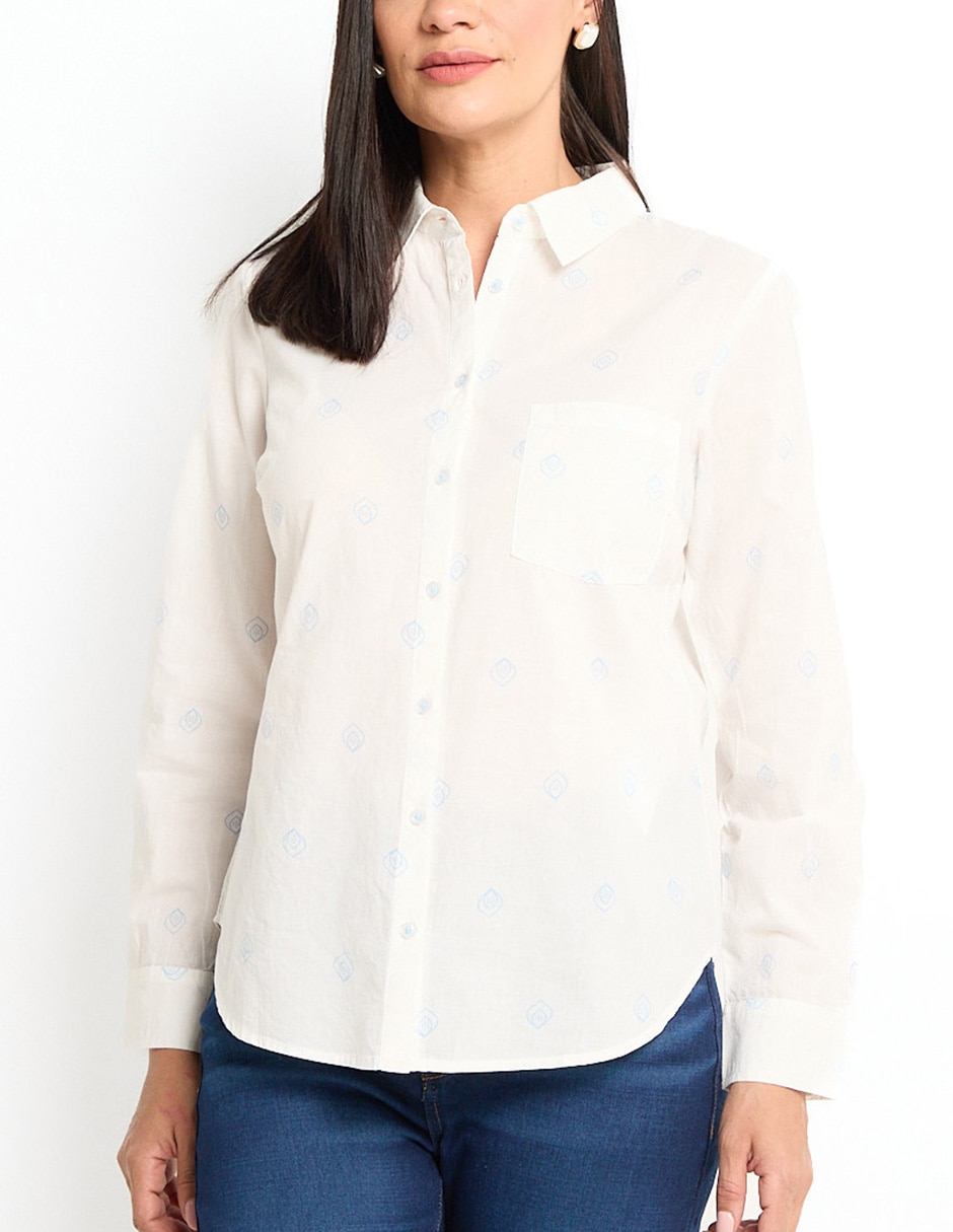Blusa manga larga para mujer 5