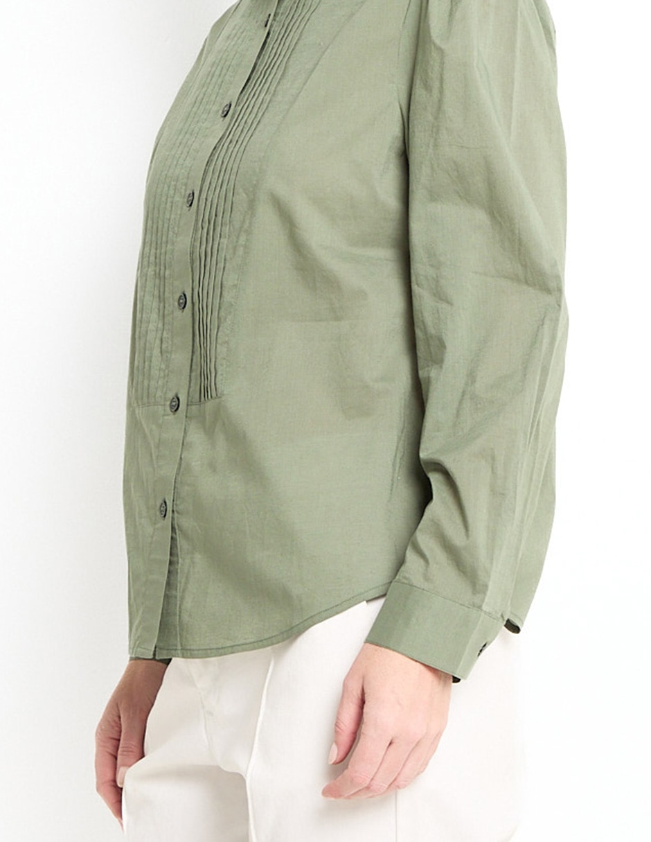 BLUSA WKM25105-09 WEEKEND, M, EJÉRCITO