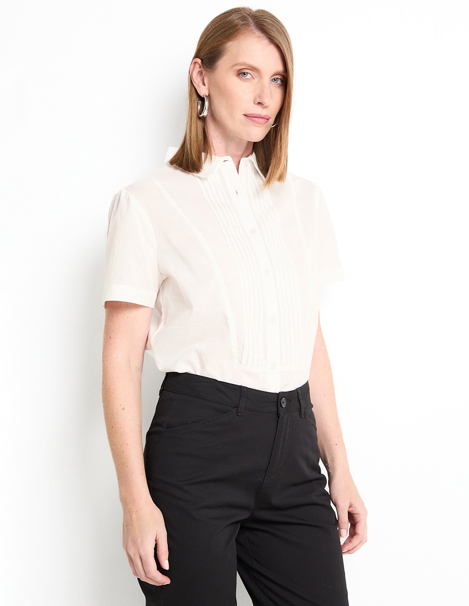 Blusa manga corta para mujer 1