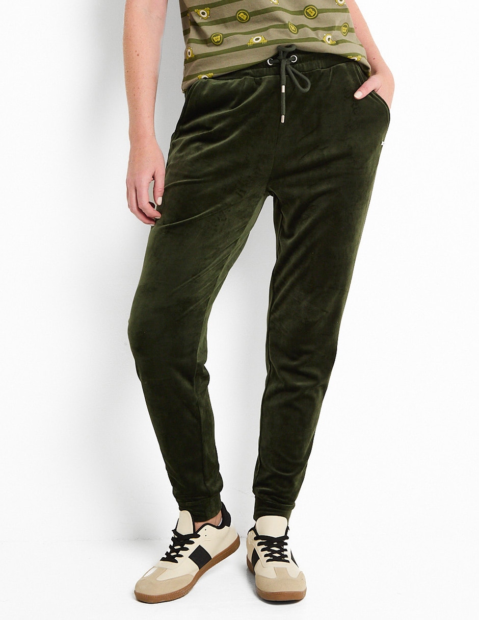 Pants skinny con jareta para mujer 1