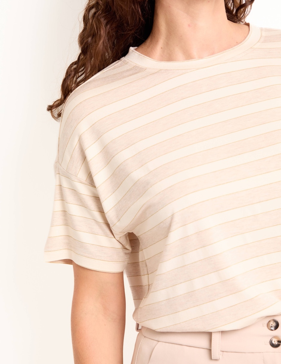 PLAYERA WKM25128-09 WEEKEN, CH, MARFIL