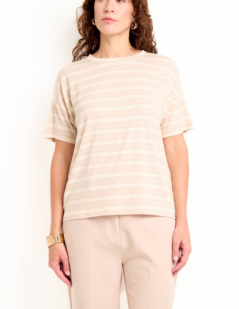 PLAYERA WKM25128-09 WEEKEN, CH, MARFIL