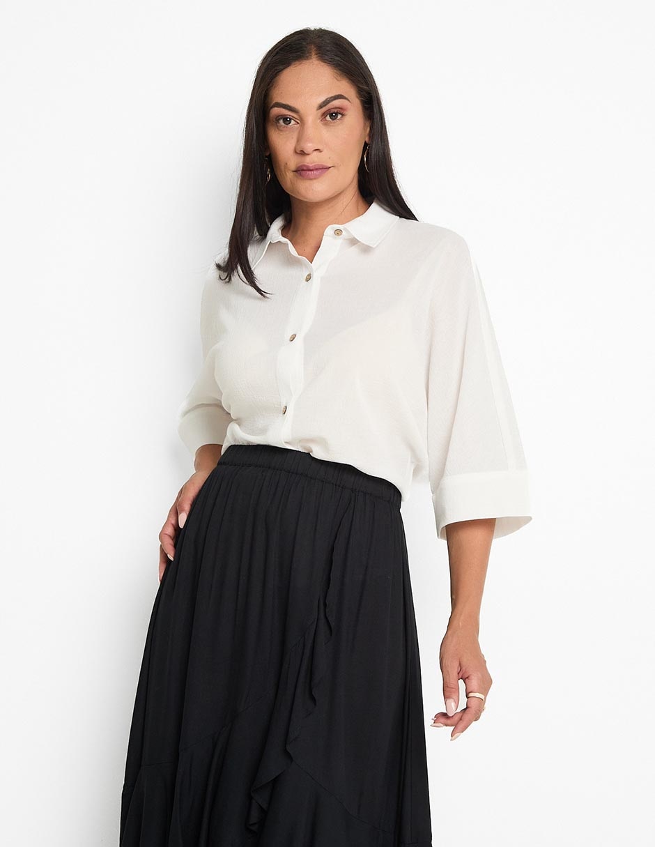 Blusa manga 3/4 para mujer 1