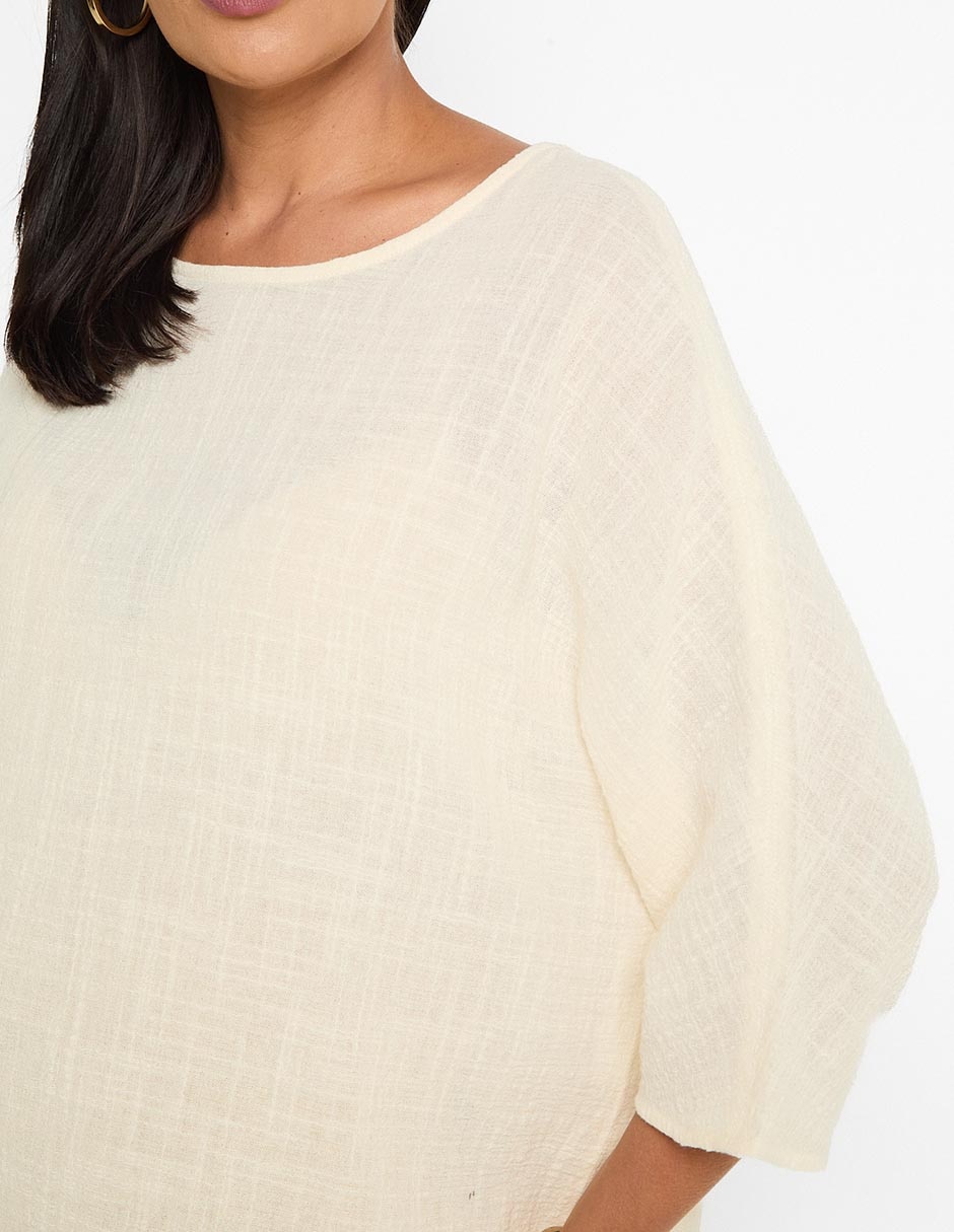 Blusa manga 3/4 para mujer 6