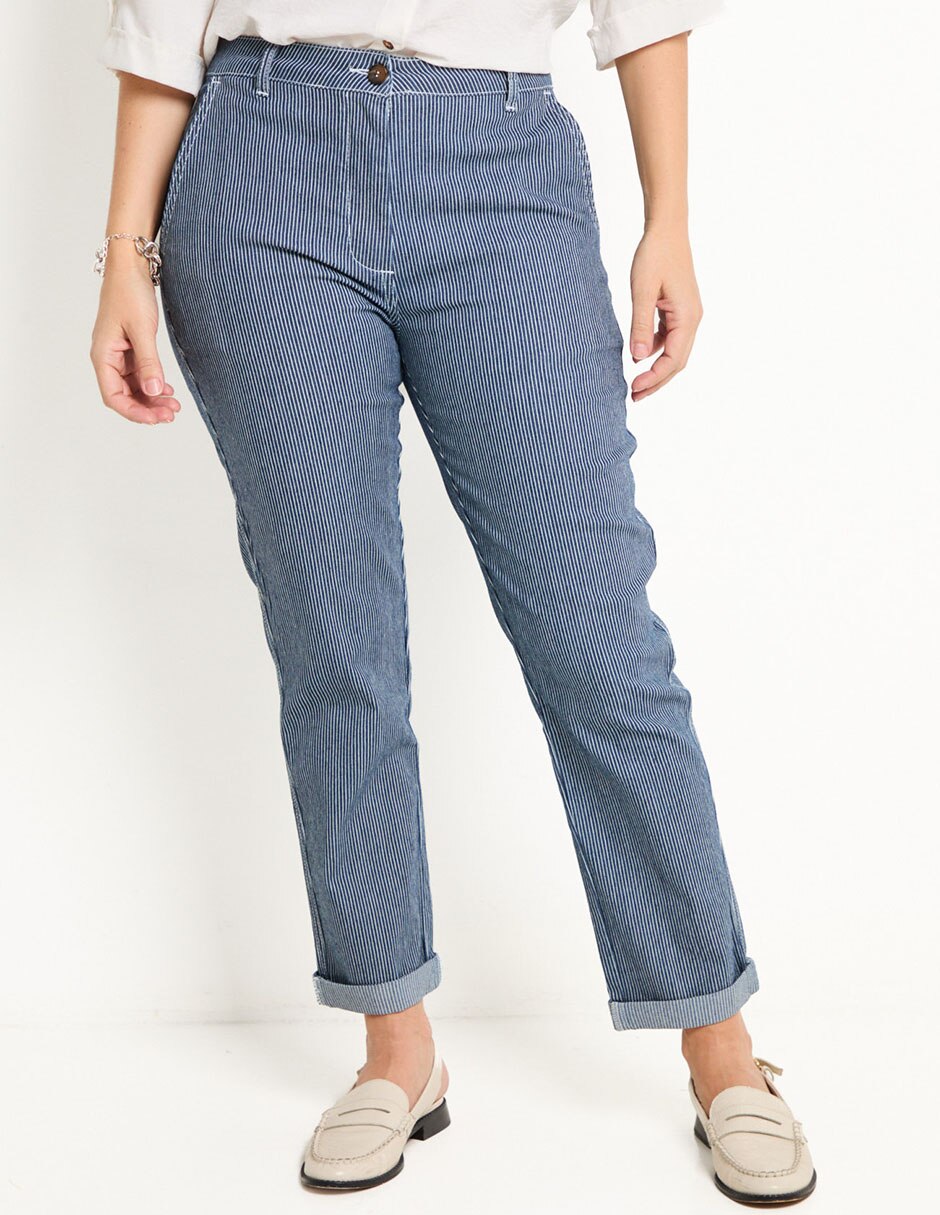 Pantalón chino slim para mujer