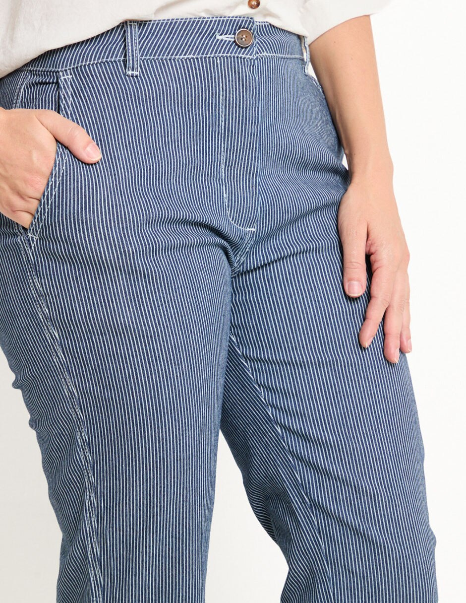 Pantalón chino slim para mujer 4