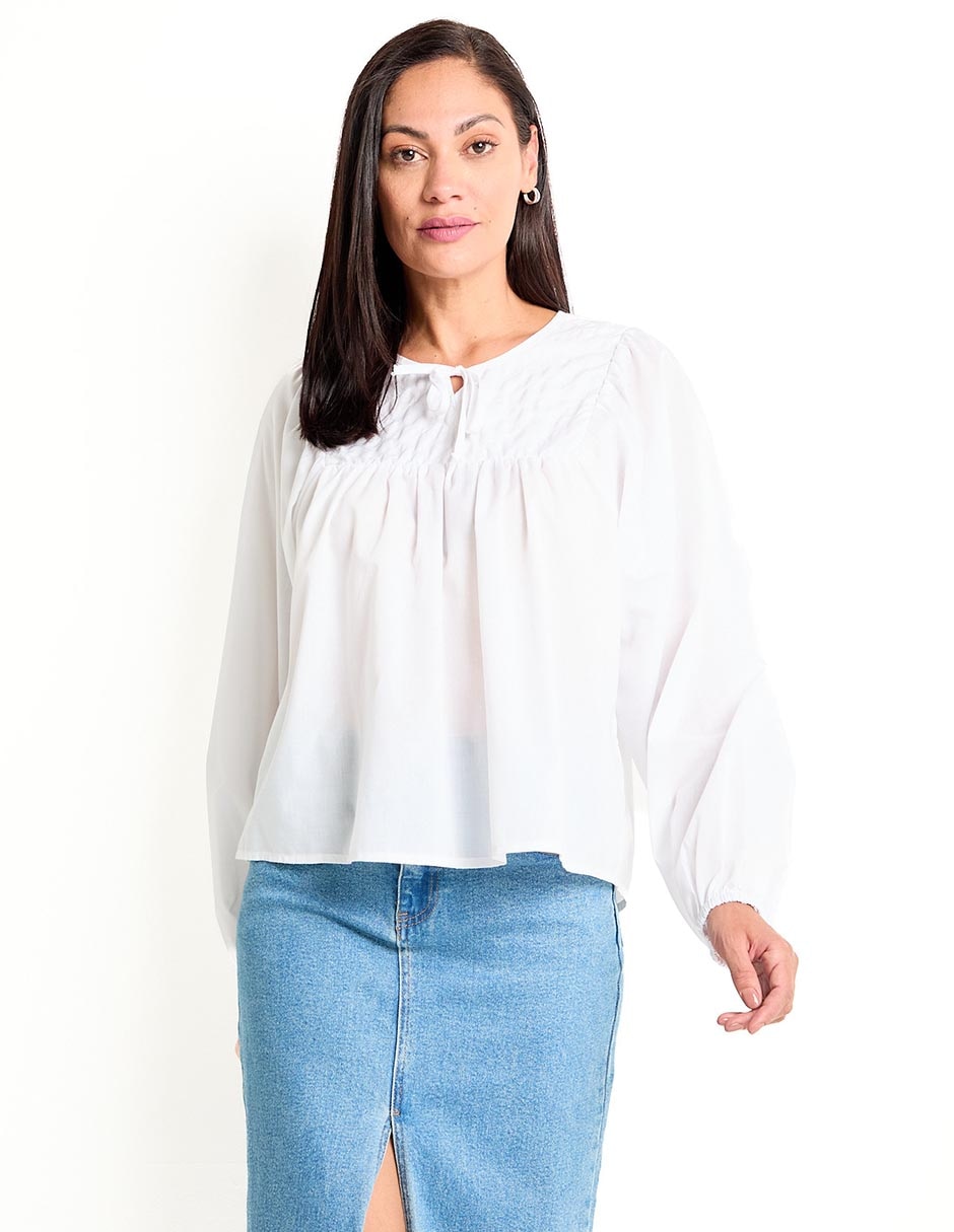 Blusa manga larga para mujer 1