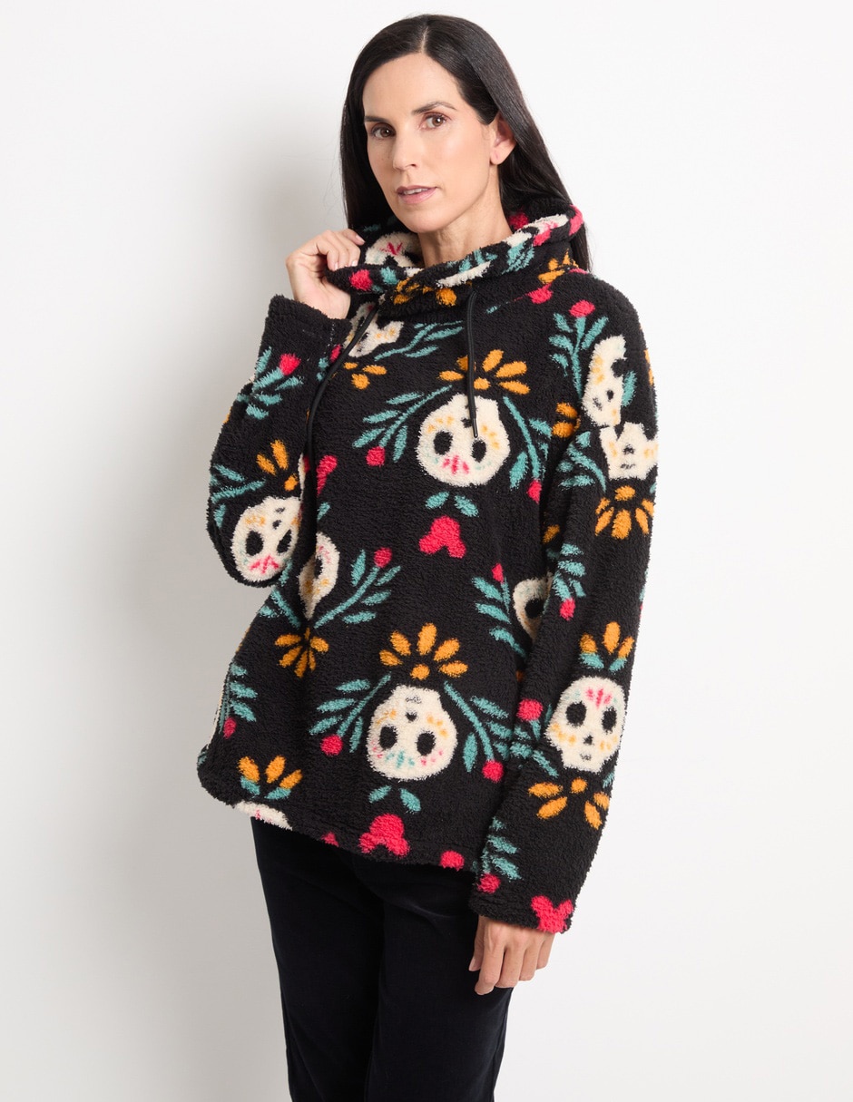 Sudadera Dia de muertos con capucha Disney Dtr Mickey Mouse para