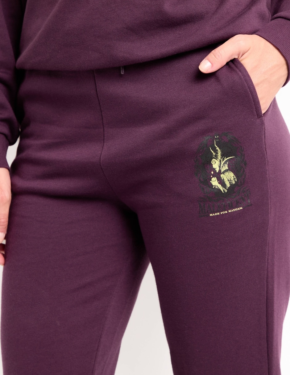 Pants regular Maléfica con agujeta para mujer 4