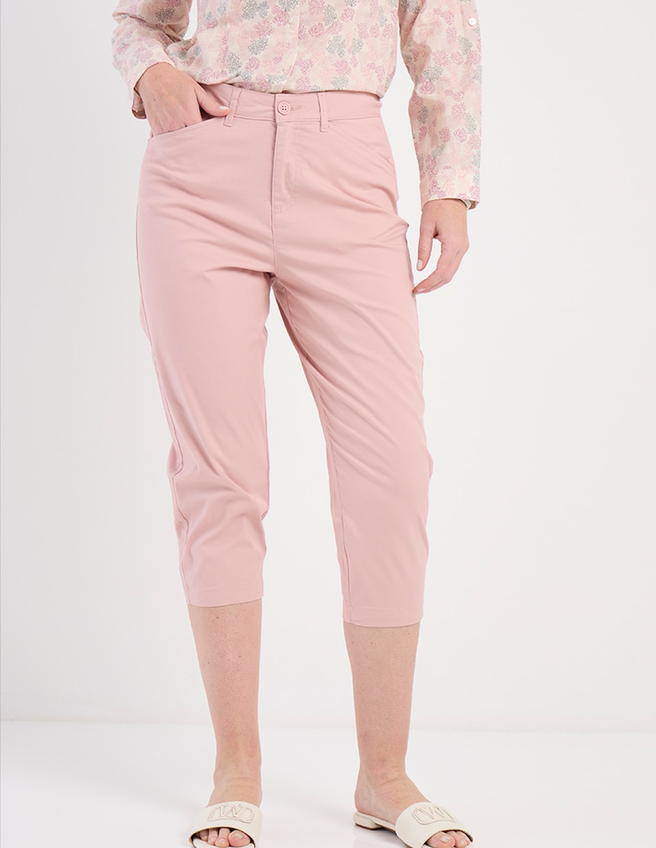 Pantalón capri slim para mujer Pantalón capri slim para mujer