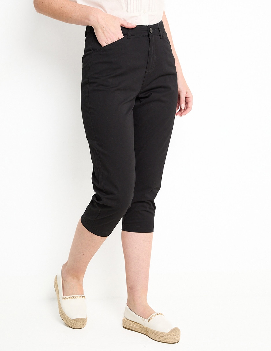 Pantalón capri slim para mujer Pantalón capri slim para mujer