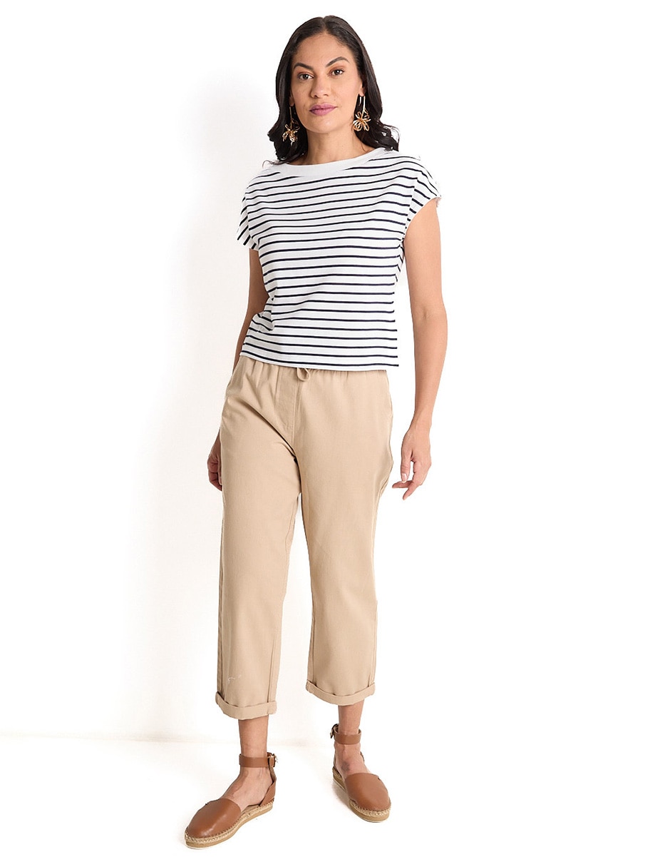 Pantalón capri straight para mujer 3