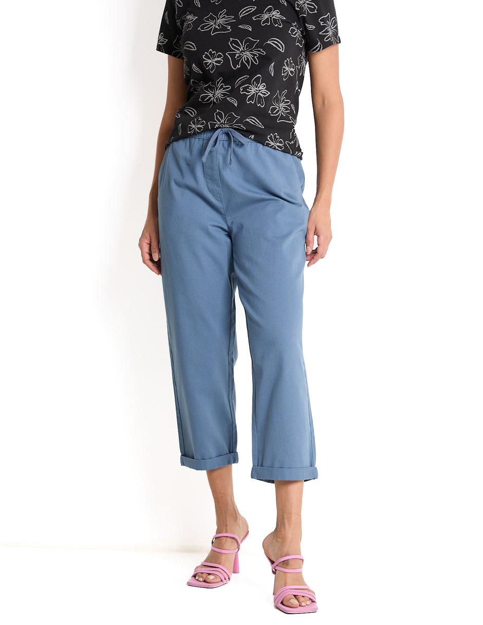 Pantalón capri straight para mujer 1