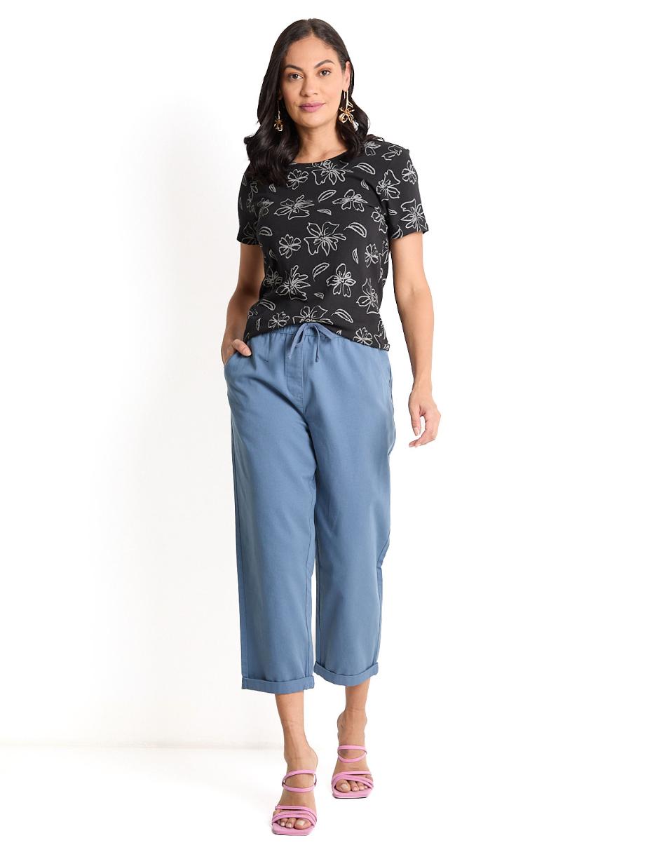 Pantalón capri straight para mujer 2