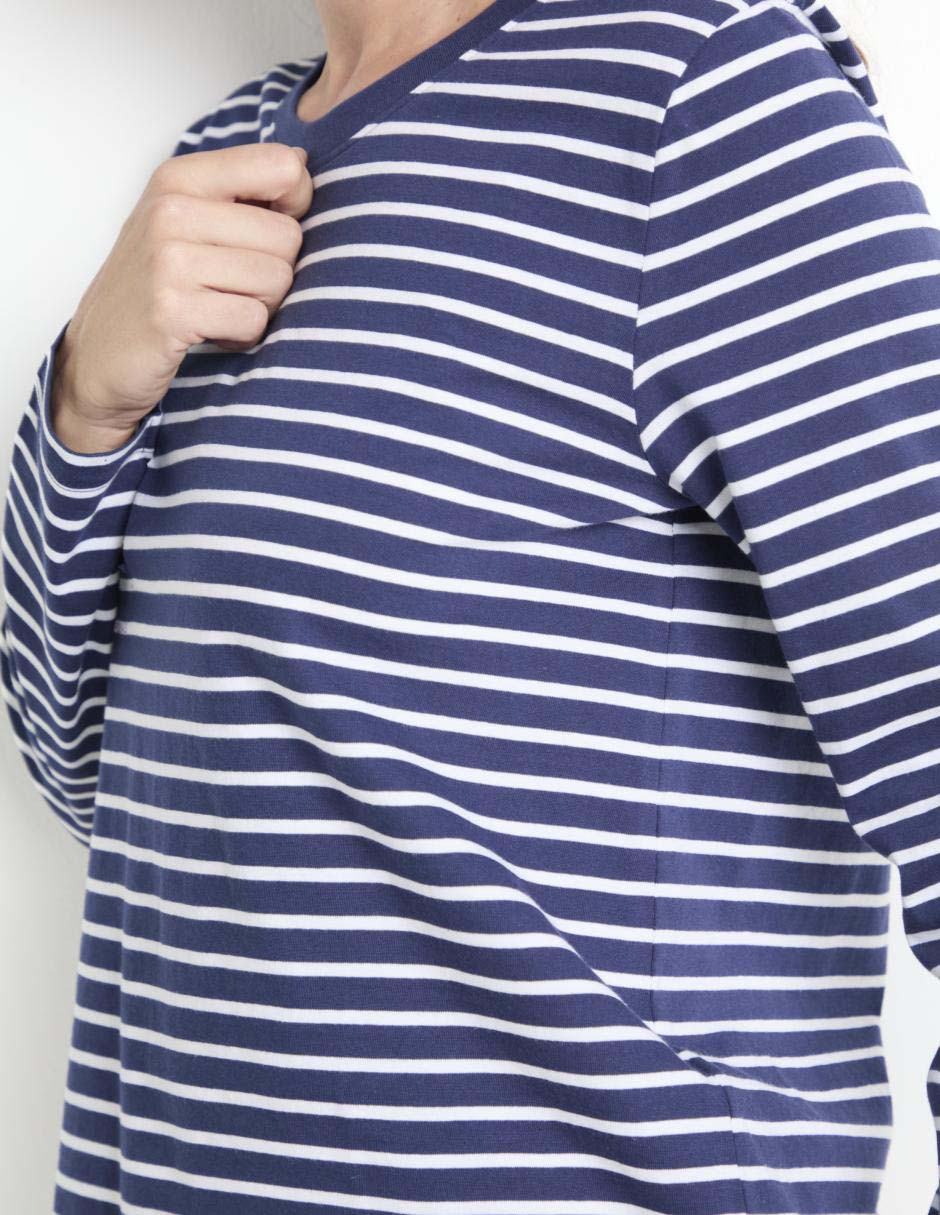 PLAYERA WKMN25141-09, EG, AZUL MARINO