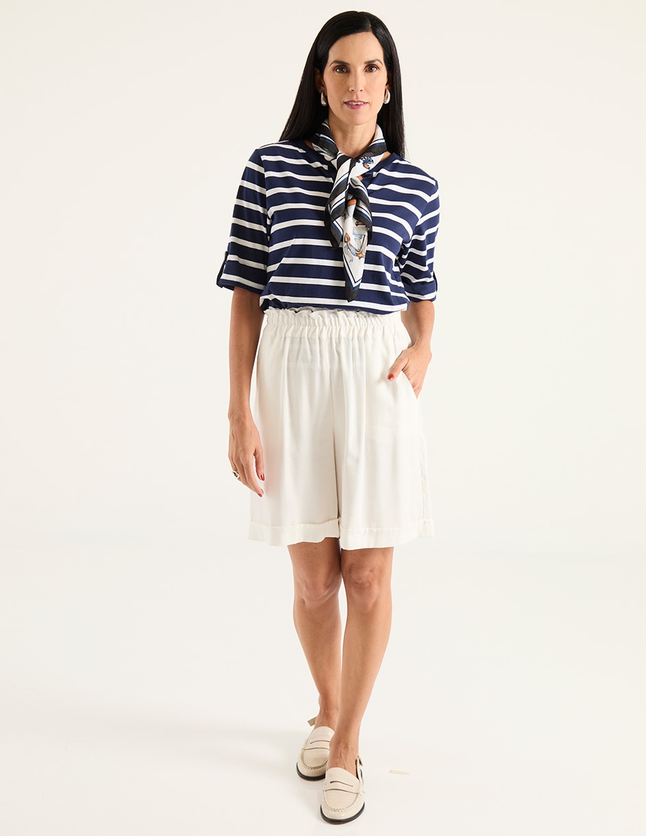 PLAYERA WKMN25382-09 W, G, AZUL MARINO