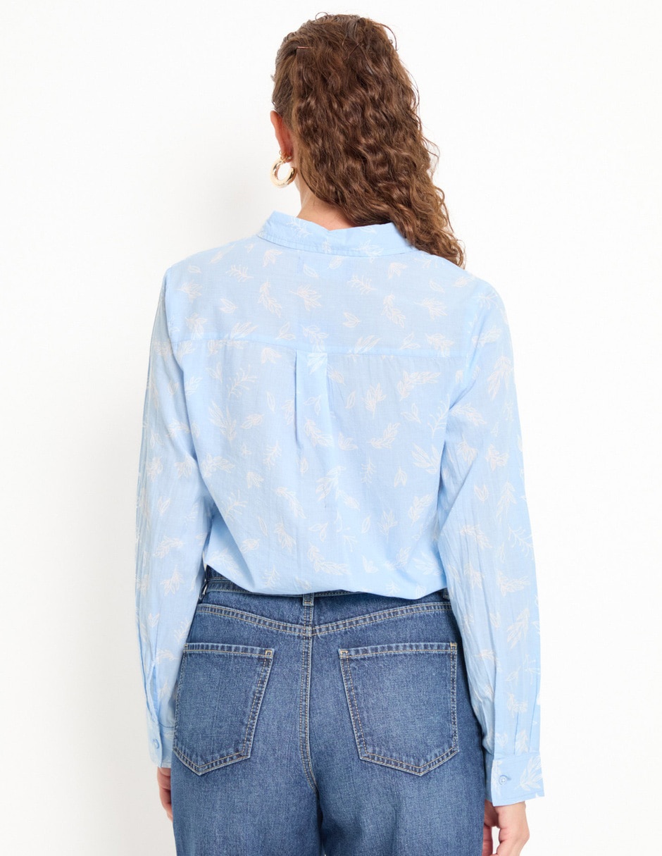 BLUSA WKM25004-P09 WEE, G, DENIM CLARO