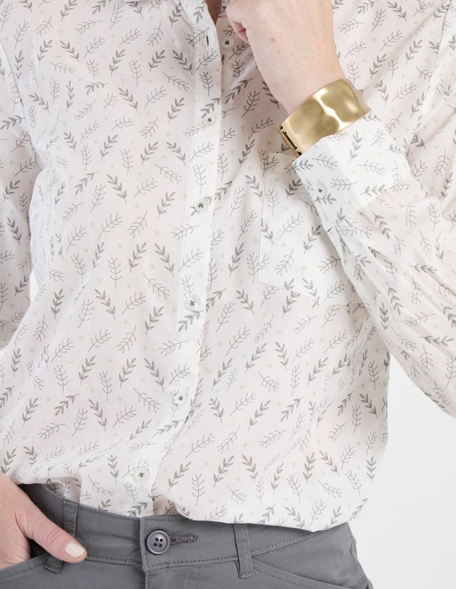 Blusa manga larga para mujer 4