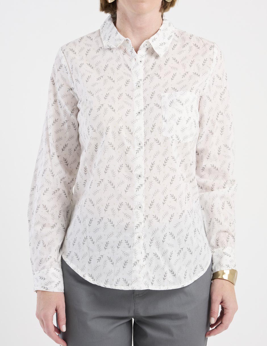Blusa manga larga para mujer 5