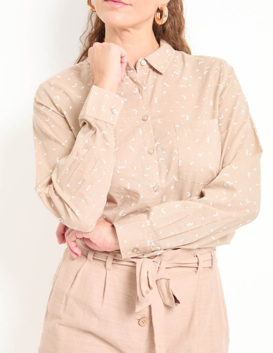 Blusa manga larga para mujer 4
