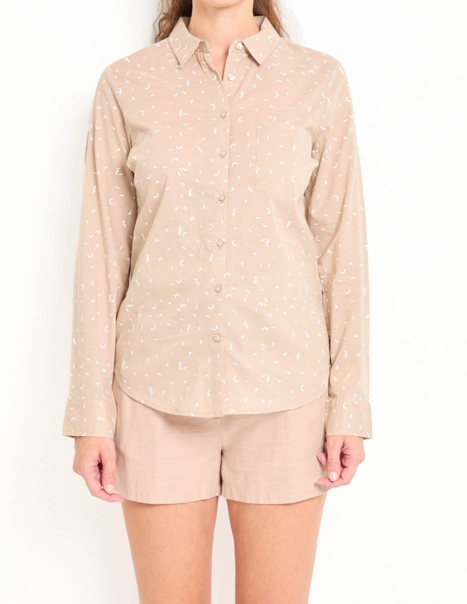 Blusa manga larga para mujer 5