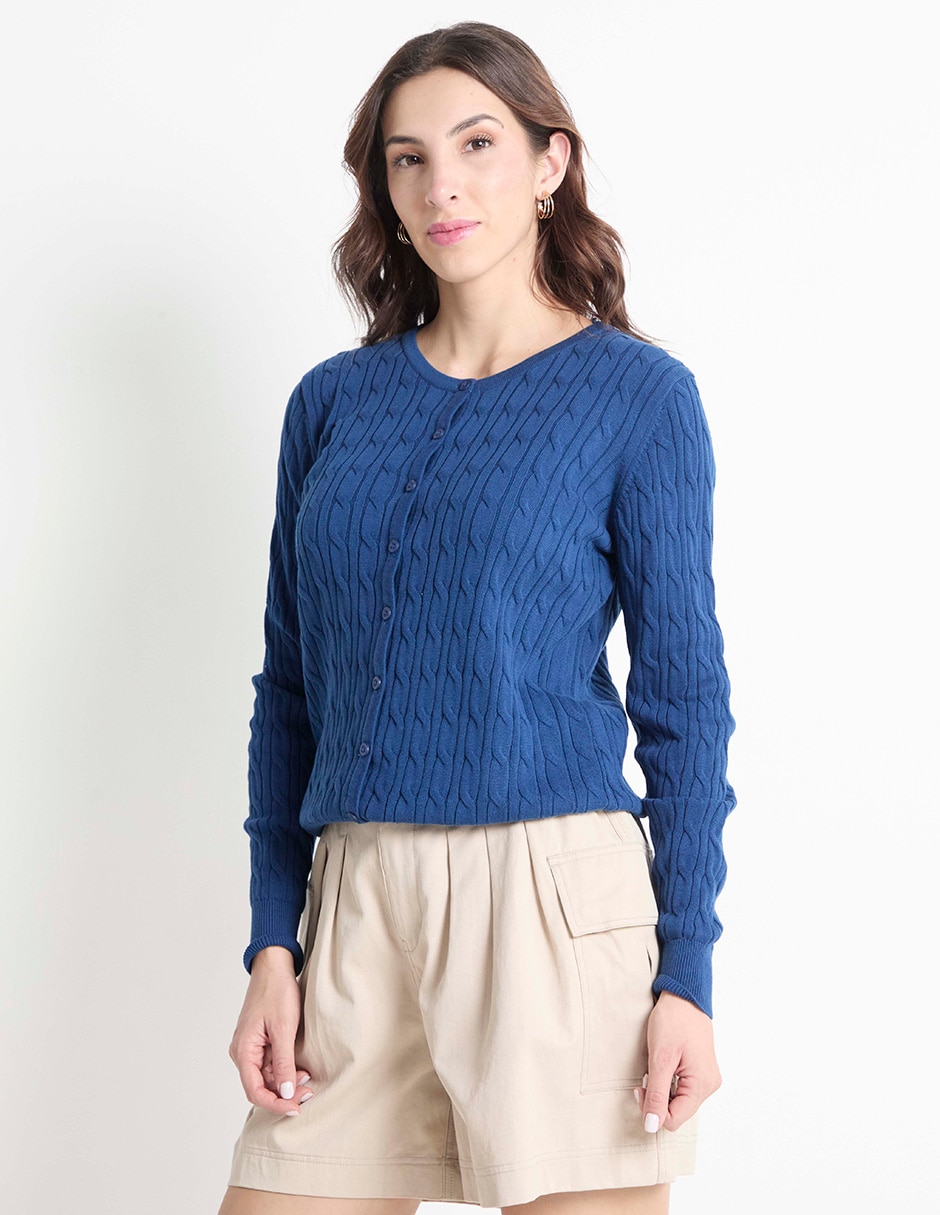 Suéter cuello redondo para mujer Suéter cuello redondo para mujer