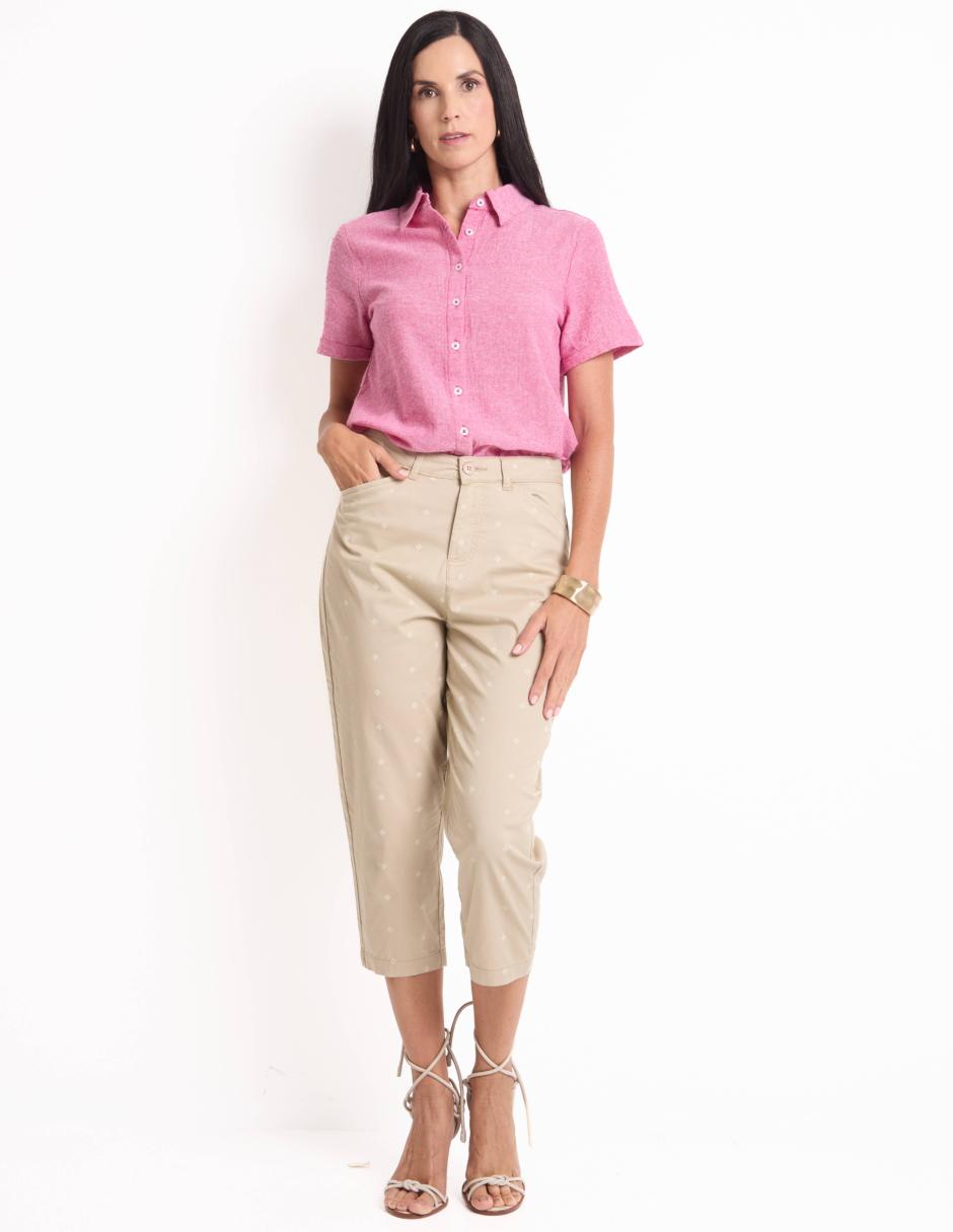 Blusa manga corta para mujer 3