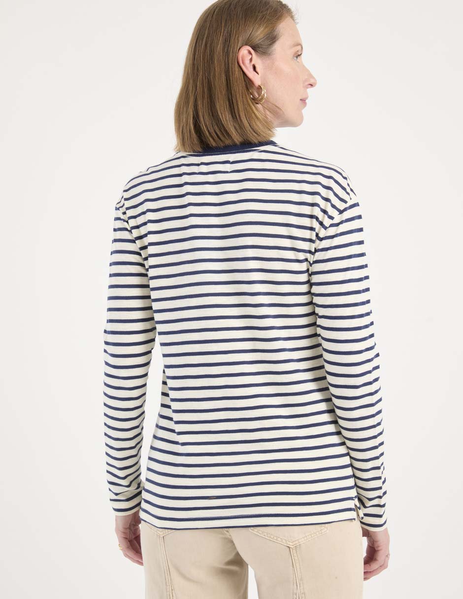 PLAYERA WKM25268-10 W, EG, AZUL MARINO
