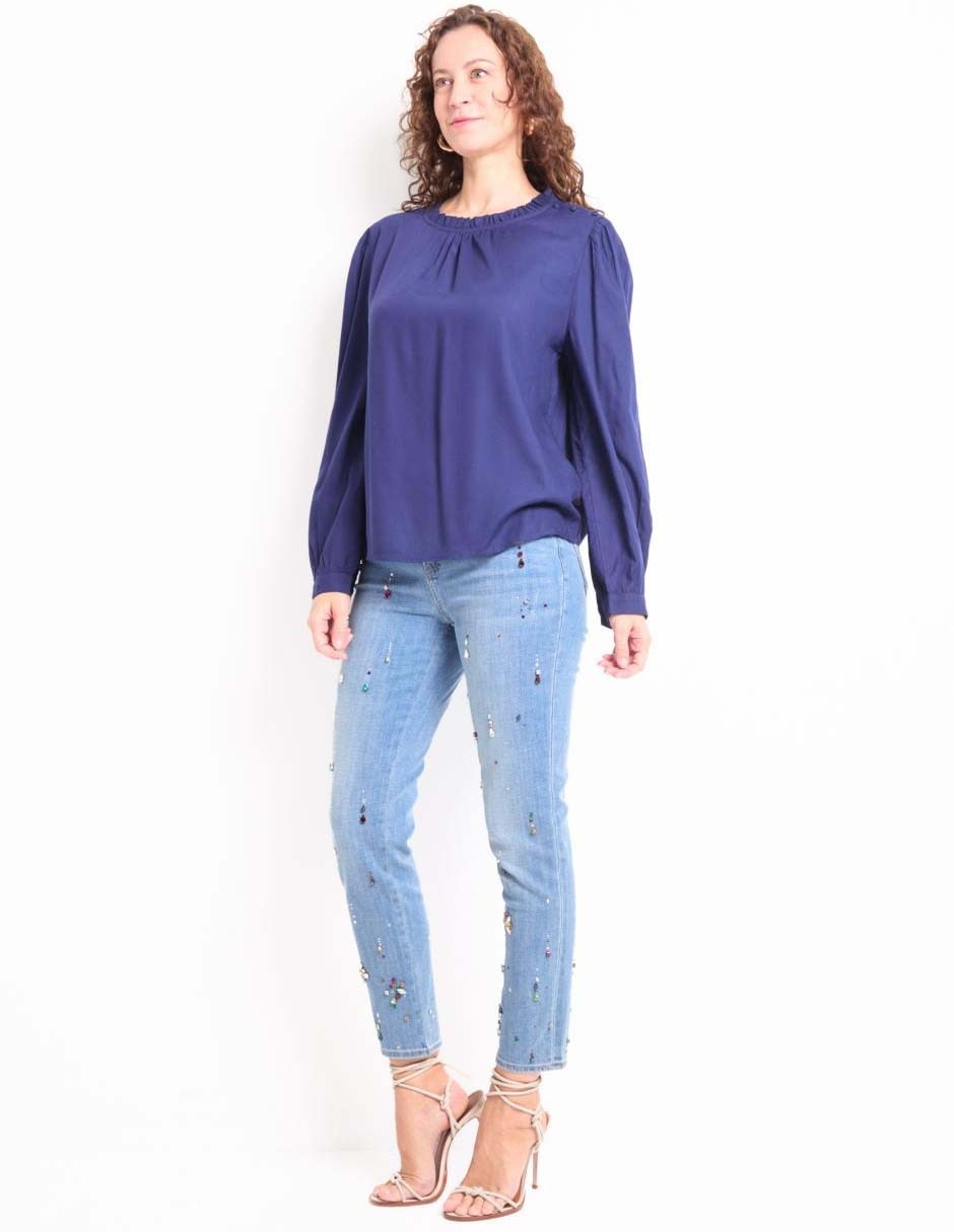 Blusa manga larga para mujer 3