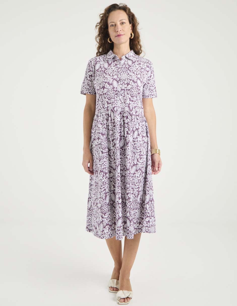 Vestido midi casual para mujer Vestido midi casual para mujer
