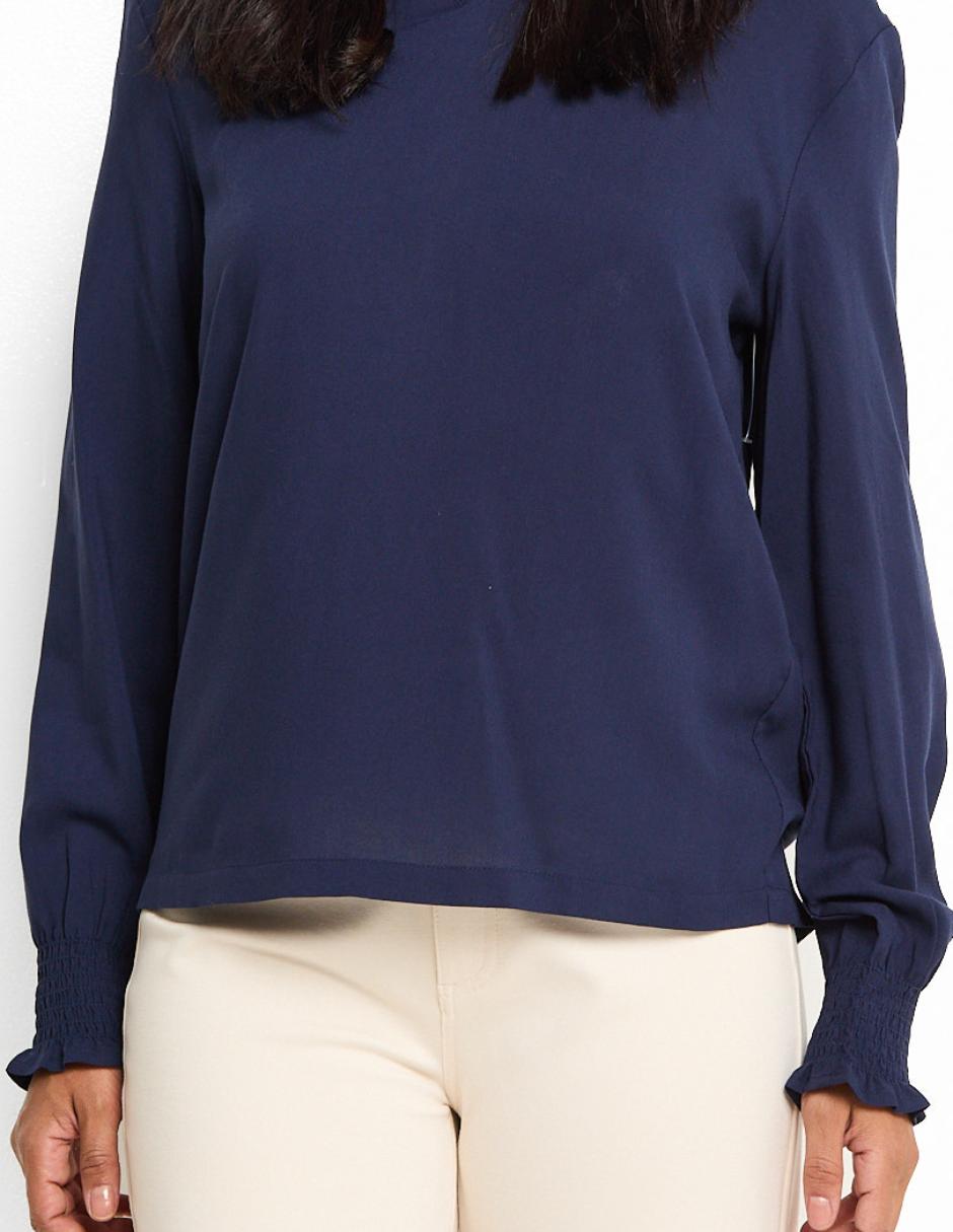 BLUSA WKM25244-10 WEEK, M, AZUL MARINO
