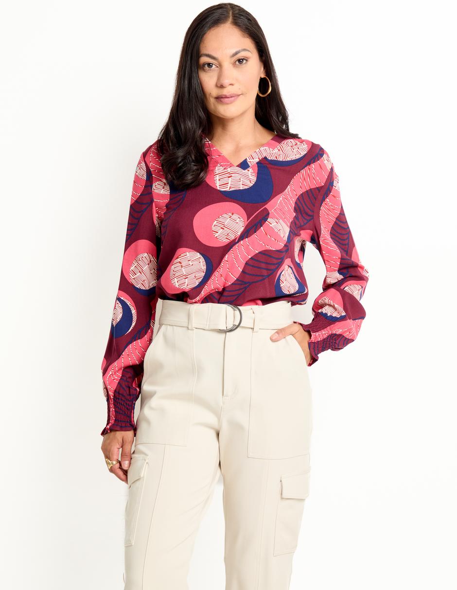 Blusa manga larga para mujer 1