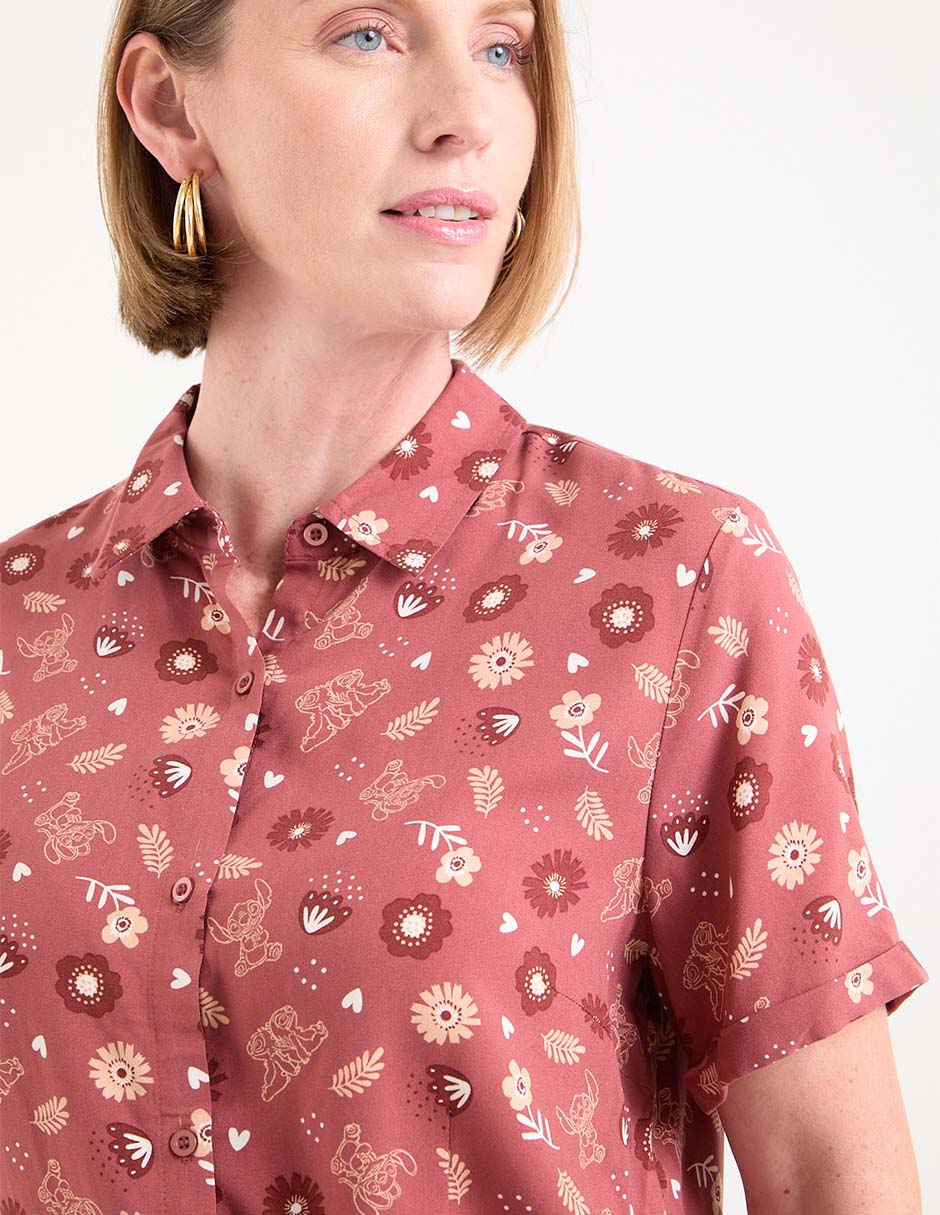 Blusa manga corta para mujer 4
