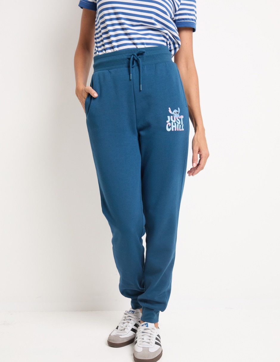 Pants regular con agujeta para mujer