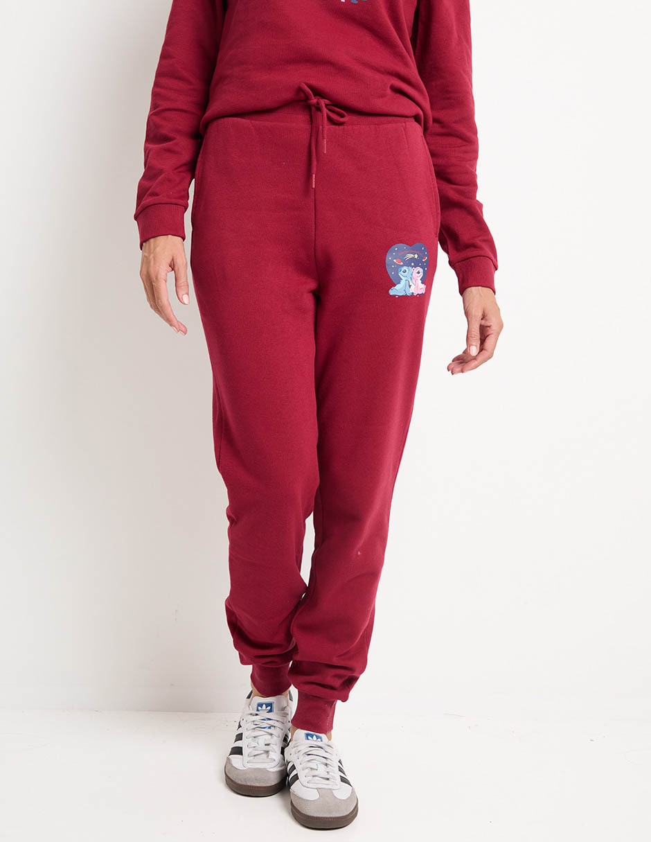 Pants straight Stitch & Ángel con jareta para mujer