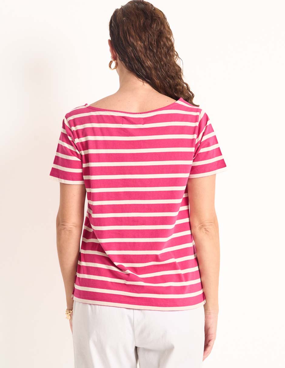 PLAYERA WKMN25217-10H WEEK, CH, CEREZA