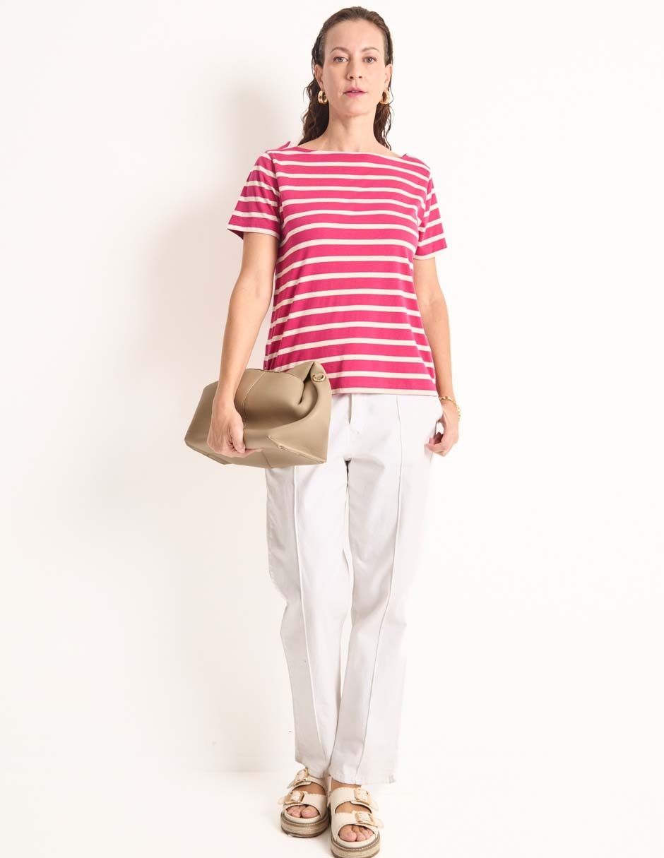 PLAYERA WKMN25217-10H WEEK, CH, CEREZA