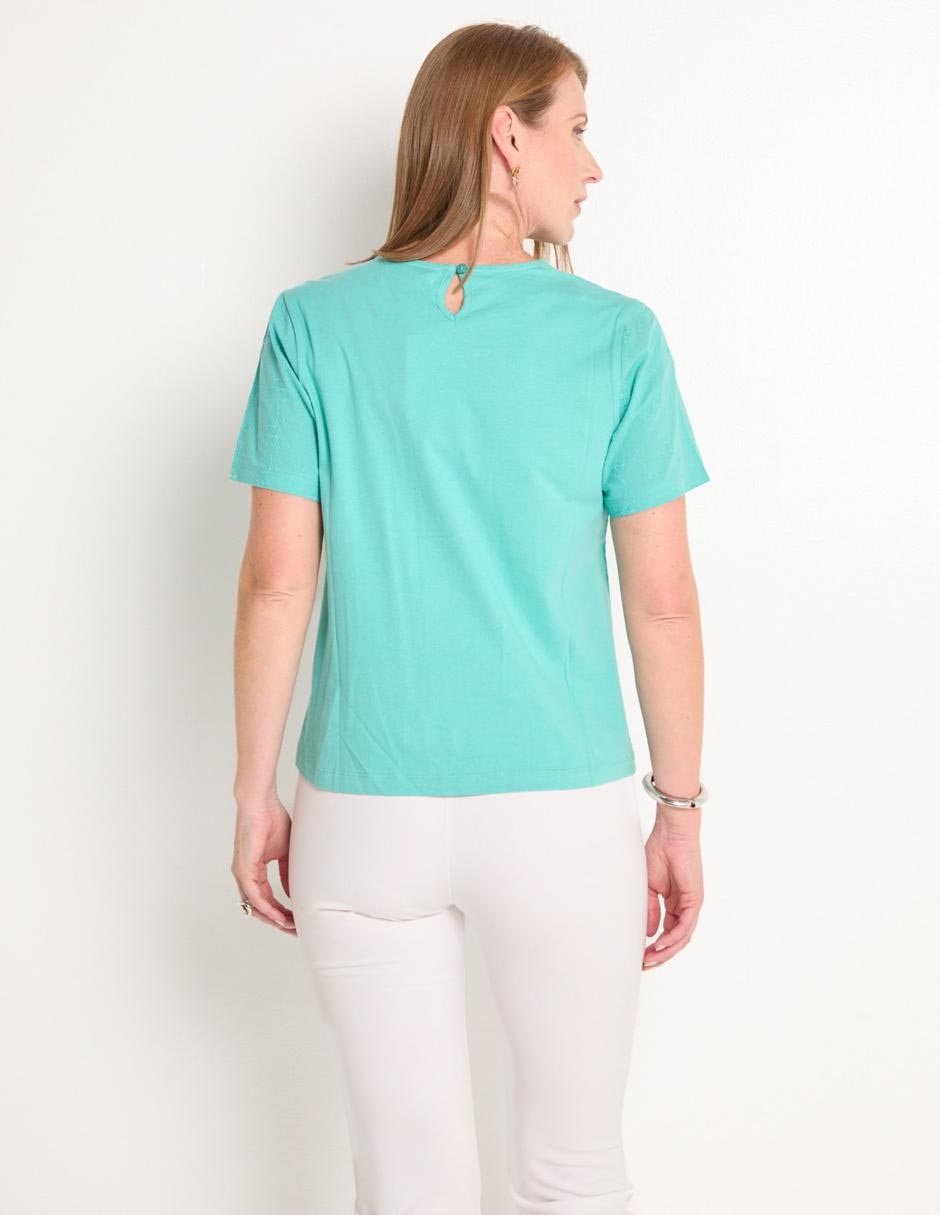 BLUSA WKM25720-08 WEEKEND LISO, M, GIN