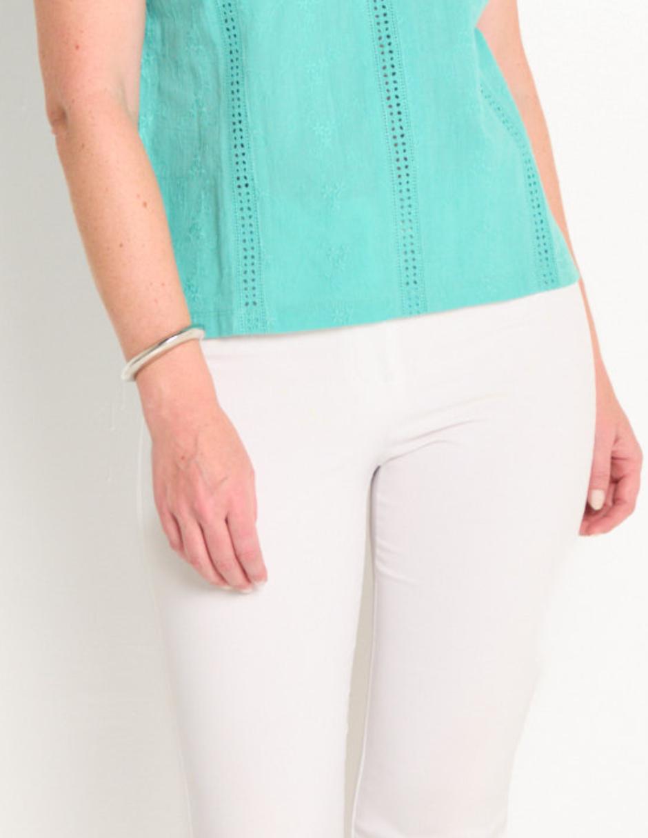 BLUSA WKM25720-08 WEEKEND LISO, M, GIN