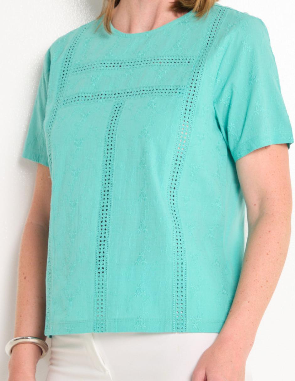 BLUSA WKM25720-08 WEEKEND LISO, M, GIN