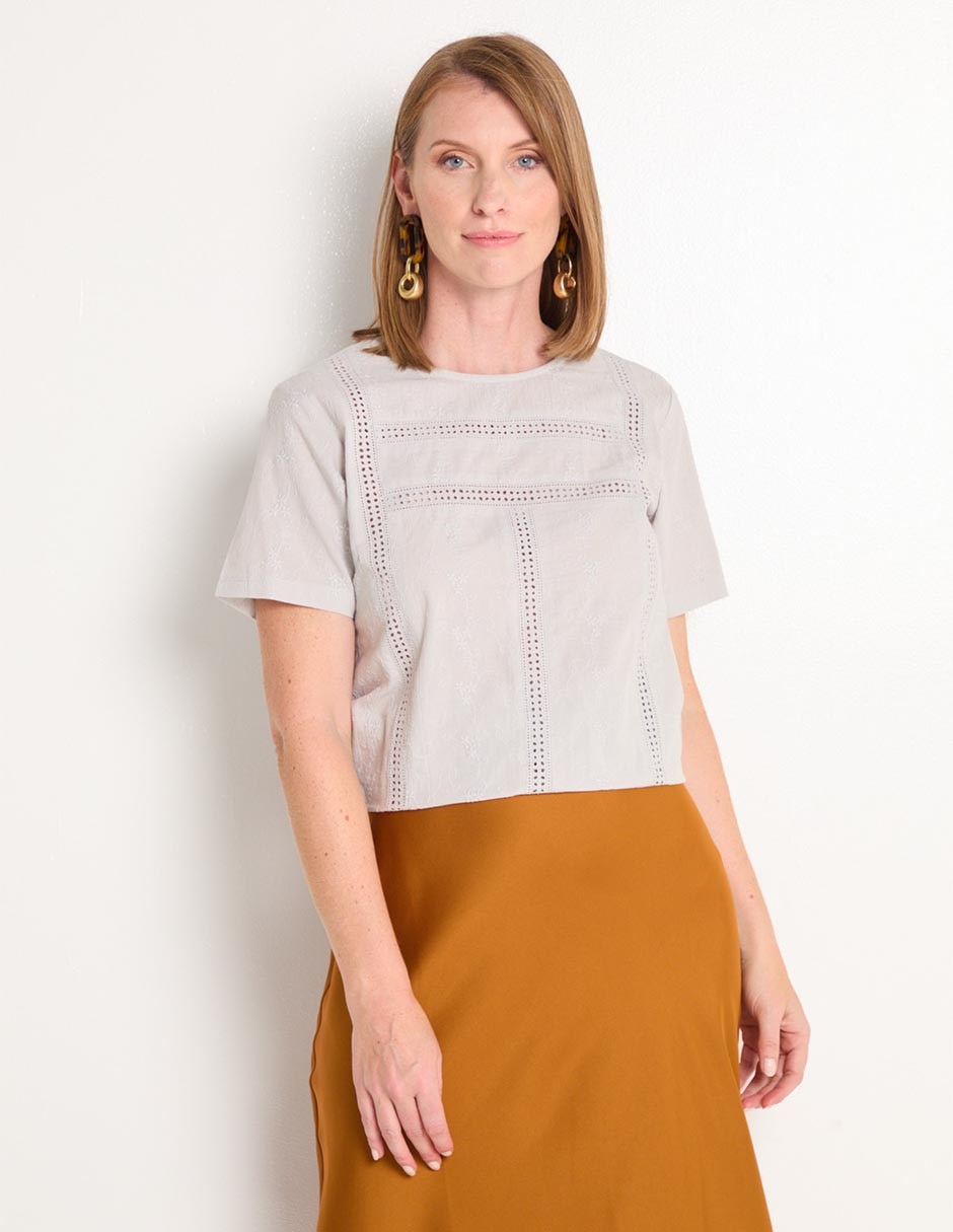 Blusa manga corta para mujer Blusa manga corta para mujer