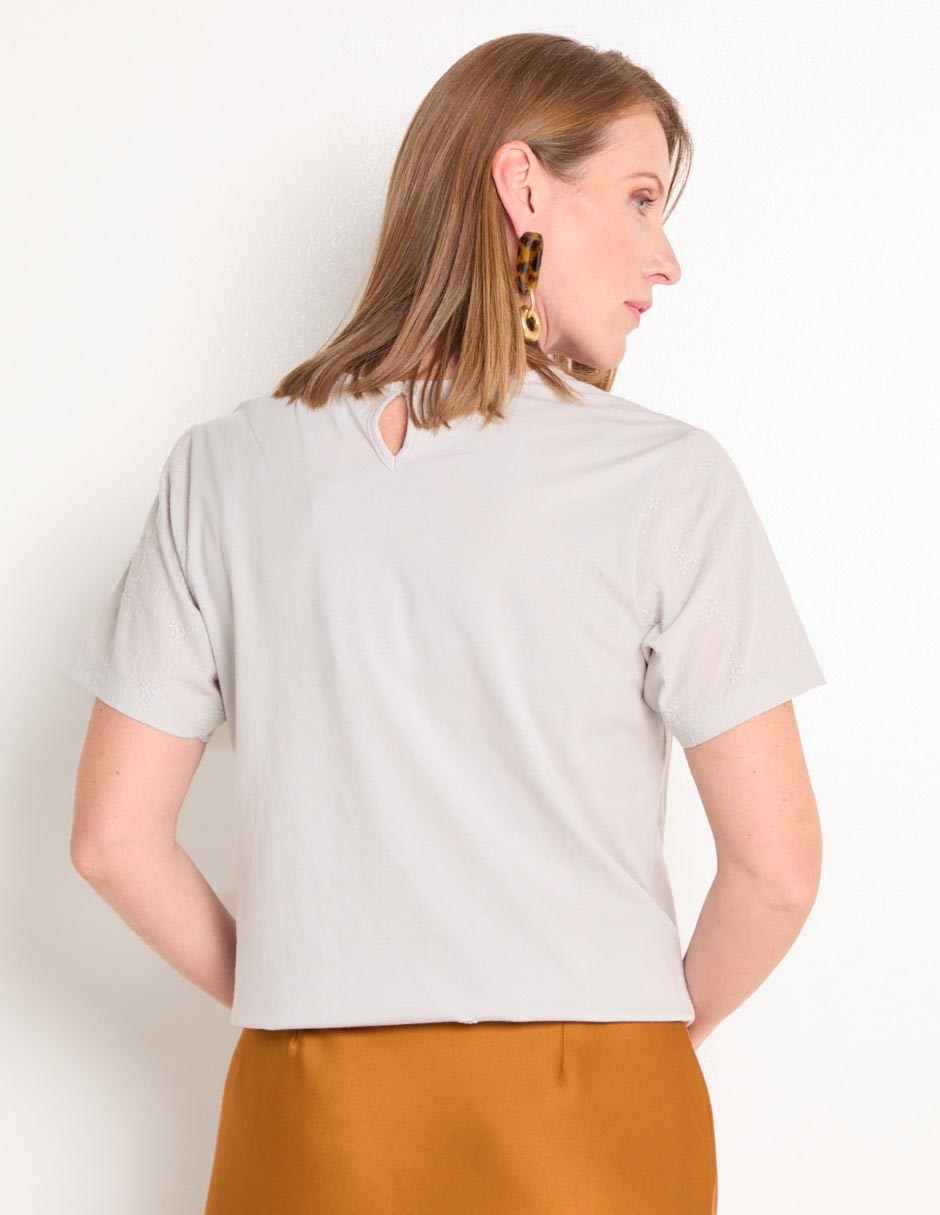 Blusa manga corta para mujer 2