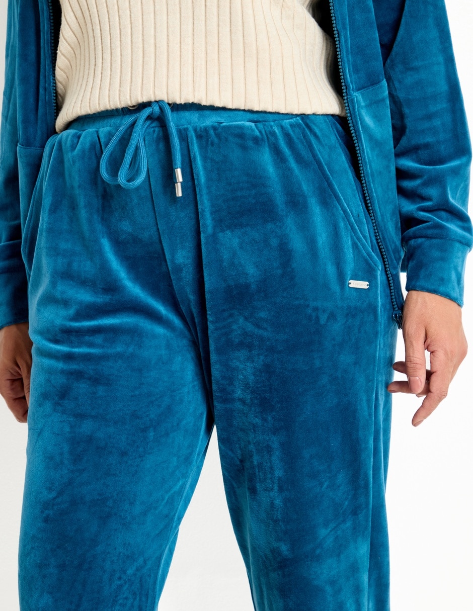 Pants slim con agujeta para mujer 4