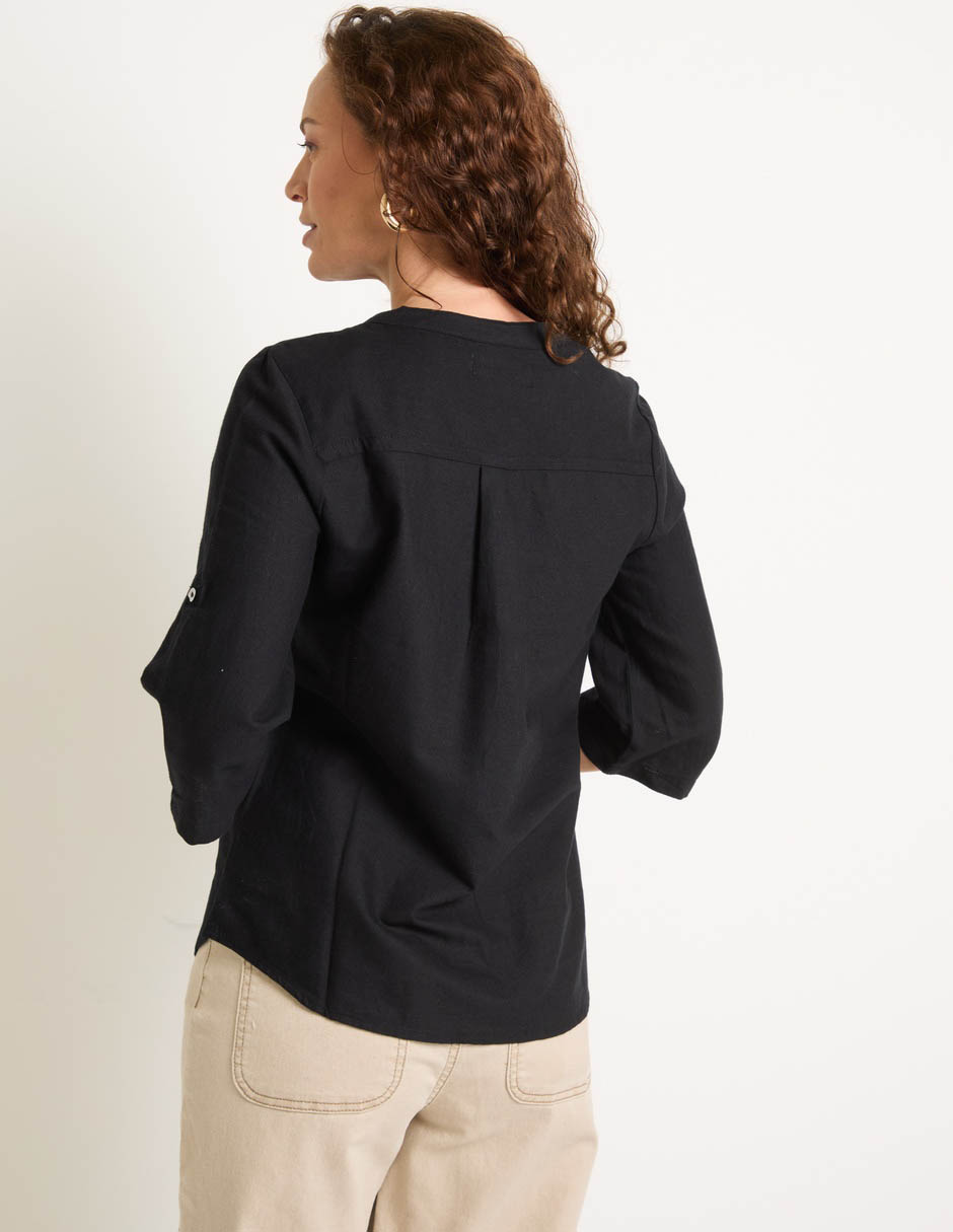 BLUSA WKM25275-10 WEEKEND, G, NEGRO