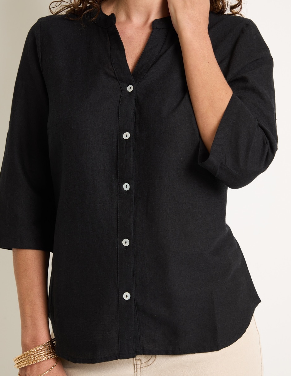 BLUSA WKM25275-10 WEEKEND, G, NEGRO