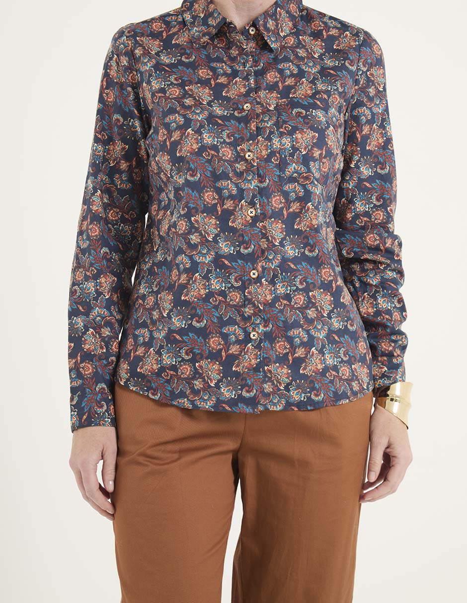 Blusa manga larga para mujer 5