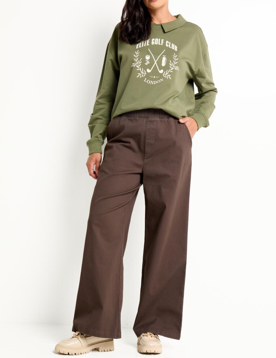 Pantalón easy pant amplio para mujer 1
